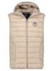 Geographical Norway Weste "Vamigobadge Hood" in Beige