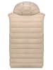 Geographical Norway Weste "Vamigobadge Hood" in Beige