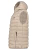 Geographical Norway Weste "Vamigobadge Hood" in Beige