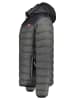 Geographical Norway Doorgestikte jas "Amigoglerc Hood" antraciet/zwart
