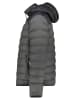 Geographical Norway Doorgestikte jas "Amigoglerc Hood" antraciet/zwart