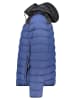 Geographical Norway Kurtka pikowana "Amigoglerc Hood" w kolorze niebiesko-czarnym