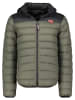 Geographical Norway Doorgestikte jas "Amigoglerc Hood" kaki/zwart