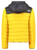Geographical Norway Kurtka pikowana "Amigoglerc Hood" w kolorze żółto-czarnym