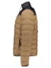 Geographical Norway Kurtka pikowana "Amigoglerc Basic" w kolorze jasnobrązowo-czarnym