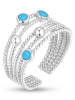Eclat d'Argent Zilveren ring met edelstenen