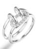 Les Favorites Zilveren ring met edelstenen