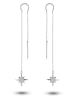 Nomad Zilveren oorhangers