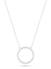 Eclat d'Argent Srebrny naszyjnik z elementem ozdobnym - dł. 40 cm