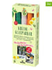 moses. 2-delige set: krijtglasmarkeerstiften "Blad & Bloesem" - 2x 3 stuks