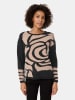Gerry Weber Sweter w kolorze czarno-beżowym
