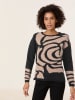 Gerry Weber Sweter w kolorze czarno-beżowym