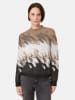 TAIFUN Pullover in Camel/ Schwarz