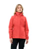 Jack Wolfskin Kurtka przeciwdeszczowa "Stormy Point" w kolorze czerwonym
