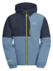 Jack Wolfskin Regenjacke "Actamic" in Dunkelblau/ Blau