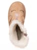 kmins Leder-Winterboots in Beige