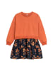 Danamade Sweatkleid "Dlucie" in Orange/ Schwarz
