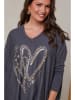 Curvy Lady Sweter w kolorze antracytowym