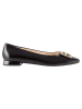 Högl Leder-Ballerinas "Petty" in Schwarz