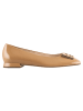Högl Leder-Ballerinas "Petty" in Hellbraun