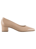 Högl Leren pumps "Squared 40" beige