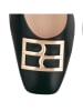 Högl Leren pumps "Rosette" zwart