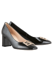 Högl Leren pumps "Rosette" zwart