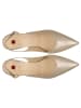Högl Leren slingpumps "Boulevard" goudkleurig