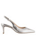 Högl Leder-Slingpumps "Boulevard" in Silber
