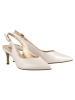 Högl Leder-Slingpumps "Boulevard" in Creme