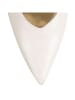 Högl Leder-Slingpumps in Weiß