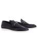 Högl Leder-Slipper "Joe" in Dunkelblau