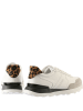 Högl Leren sneakers "Tony" wit/grijs