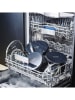 KitchenAid 2tlg. Set: Stielkasserolle in Schwarz/ Silber - 2 l