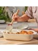 KitchenAid 2tlg. Set: Auflaufform in Creme - 3,8 l