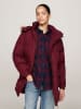 TOMMY JEANS Daunenmantel in Bordeaux