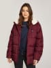 TOMMY JEANS Winterjacke in Bordeaux