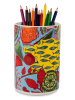 Trendy Kitchen by EXCÉLSA Utensilienbehälter "Afrika" in Bunt - (H)15,5 x Ø 11 cm