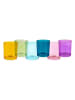 Trendy Kitchen by EXCÉLSA 6-delige set: glazen "Marrakech" meerkleurig - 260 ml