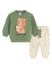 COOL CLUB 2-delige outfit groen/crème