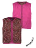 B.Nosy Doorgestikte bodywarmer "Ginny" rood/paars/roze