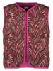B.Nosy Doorgestikte bodywarmer "Ginny" rood/paars/roze