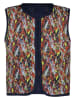B.Nosy Doorgestikte bodywarmer "Ginny" donkerblauw/bruin/geel