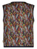 B.Nosy Doorgestikte bodywarmer "Ginny" donkerblauw/bruin/geel