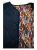 B.Nosy Doorgestikte bodywarmer "Ginny" donkerblauw/bruin/geel