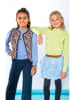 B.Nosy Doorgestikte bodywarmer "Ginny" donkerblauw/bruin/geel