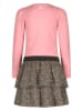 B.Nosy Jurk "Daphne" lichtroze/beige/zwart