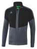 erima Trainingsjacke "Squad Worker" in Schwarz/ Grau