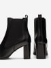 Gino Rossi Leder-Chelsea-Boots in Schwarz