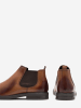 Lasocki Leder-Chelsea-Boots in Hellbraun